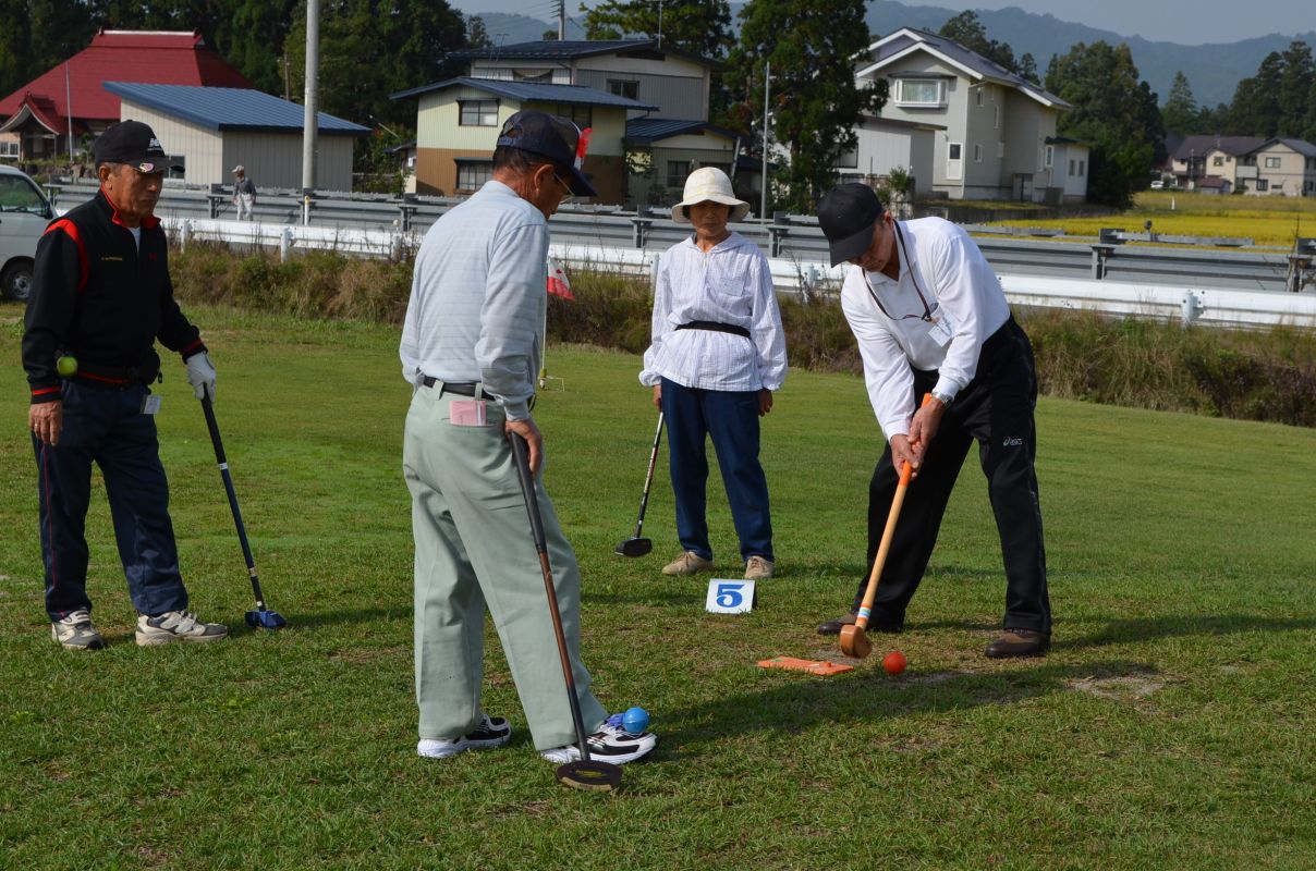 中部地区分館連グラウンドゴルフ＆芋煮会　（中部地区公民館）