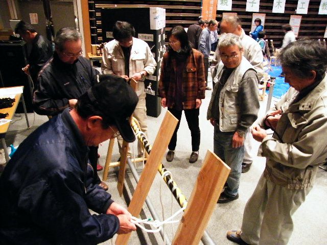 秋の収穫祭で第ニ回ロープワーク教室開催