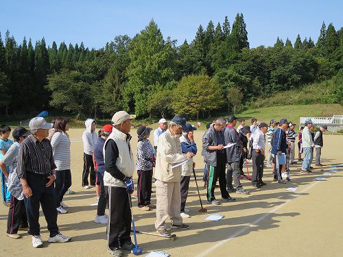 西部地区第22回グランドゴルフ大会開催