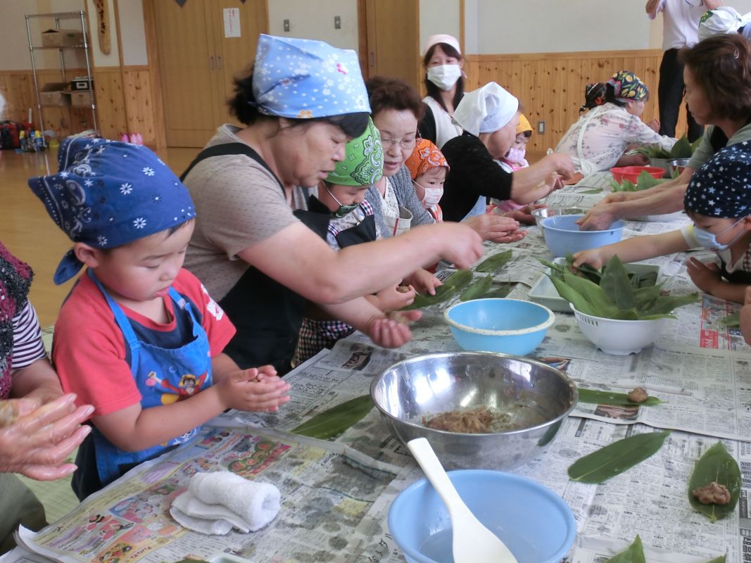 さわやかクラブと幼稚園との交流会