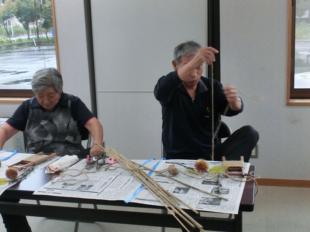 ふるさと学園文化祭展示作品つくり