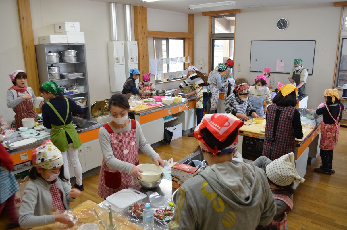 親子Ｘｍａｓケーキ作り★