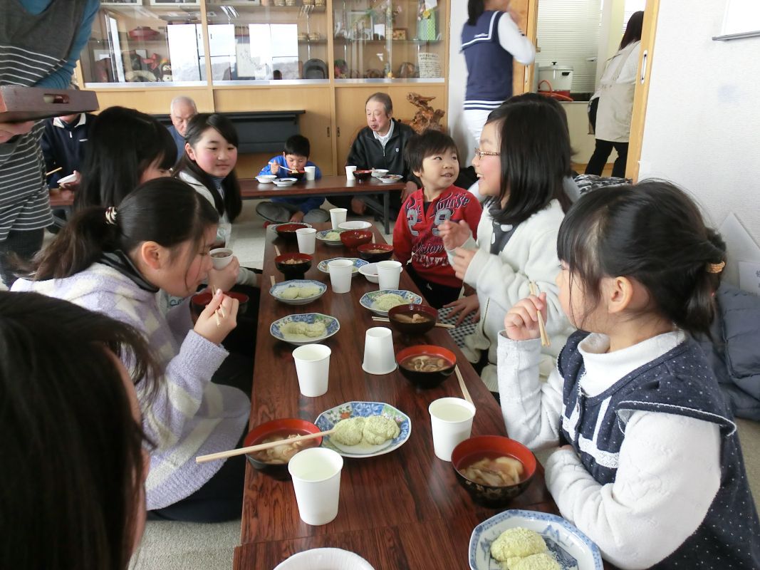 西部少年少女スキー教室閉講式と餅の会