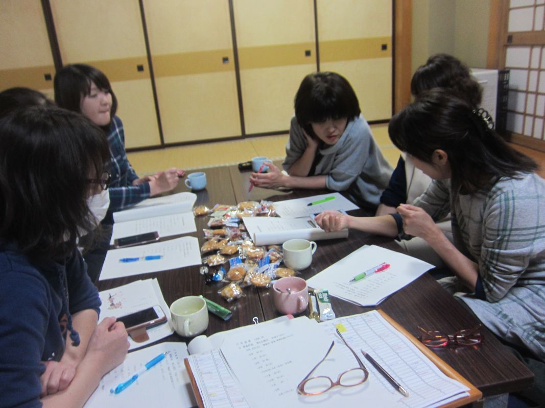 秋桜倶楽部開級式（白椿地区公民館）