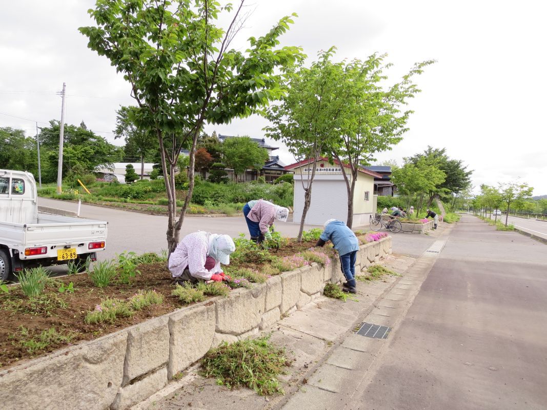 町分館寿クラブの早朝作業