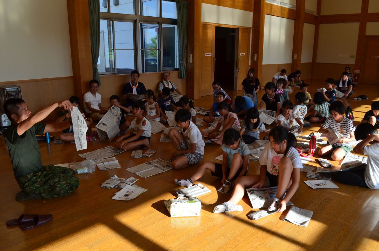 中部地区子ども育成会防災訓練！