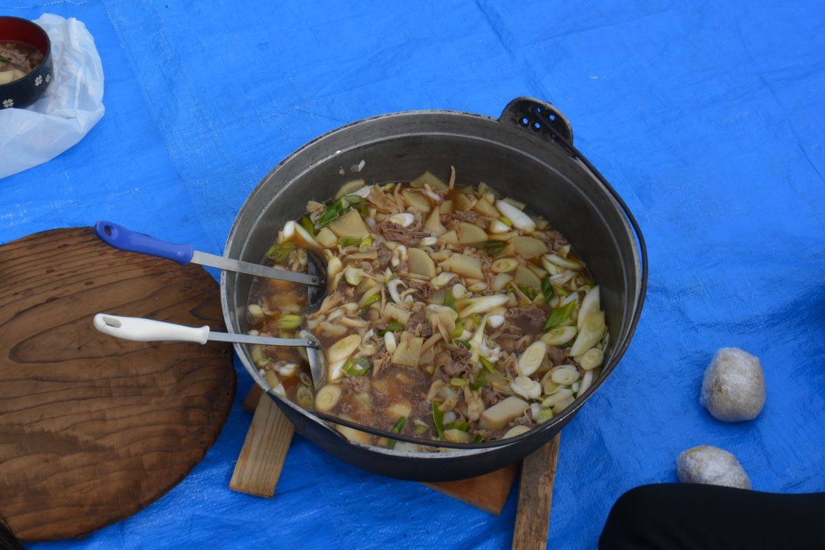東部地区子ども会育成会「いも煮会」