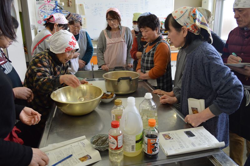いいでの郷土料理を守り伝える講習会