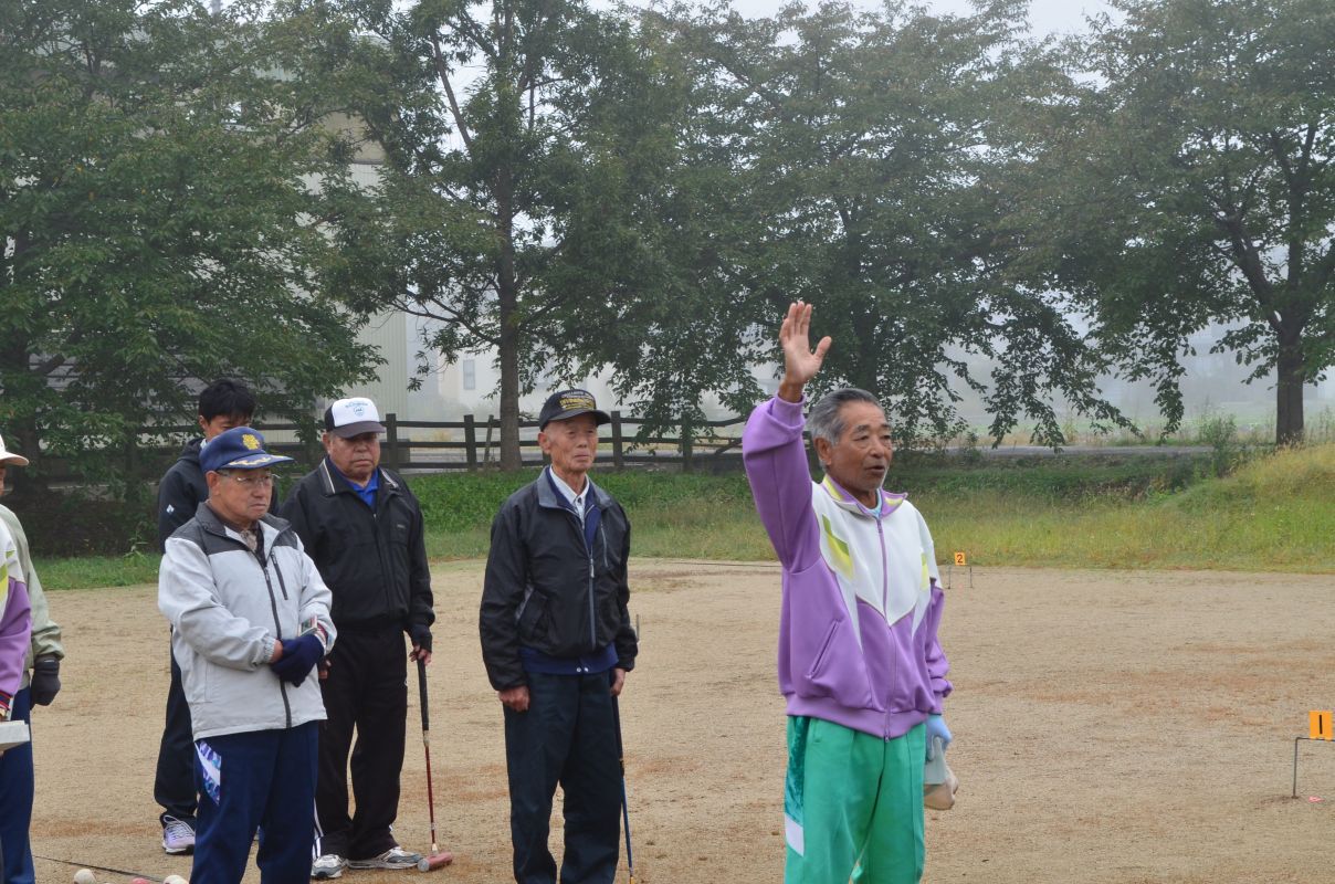 文化祭行事　館長杯ゲートボール大会開催