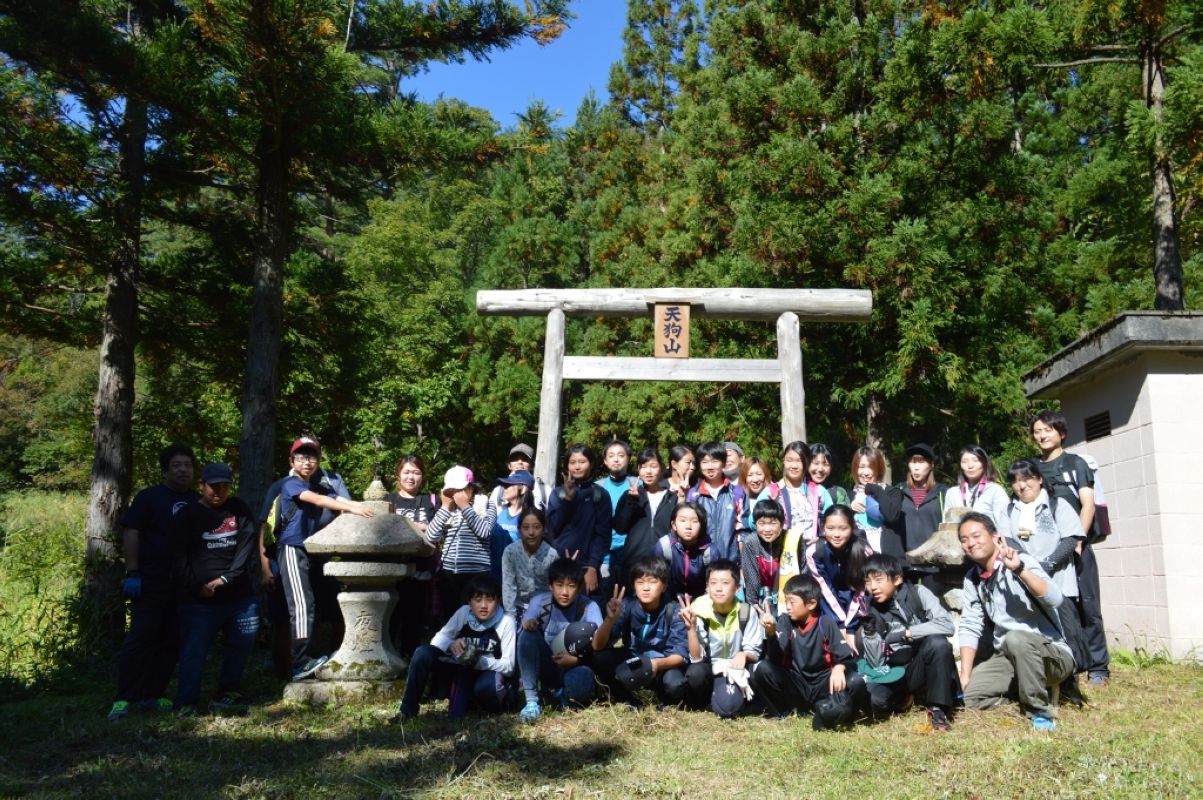 第二小6年部会登山行事の案内人として