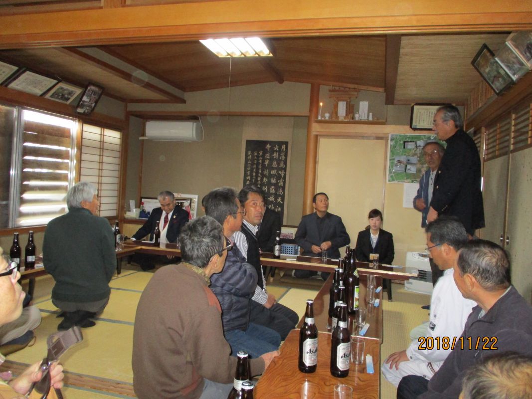 昭和地区で収穫感謝祭を行いました。