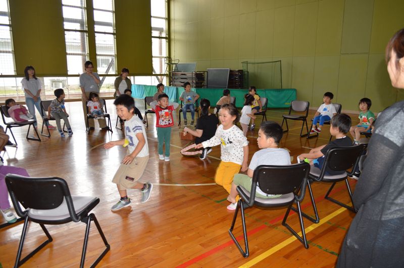 体育館であそぼっ！！　第一回花咲く講座