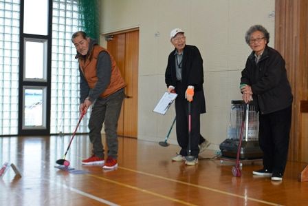 東部地区グラウンド・ゴルフ「初打ち大会」