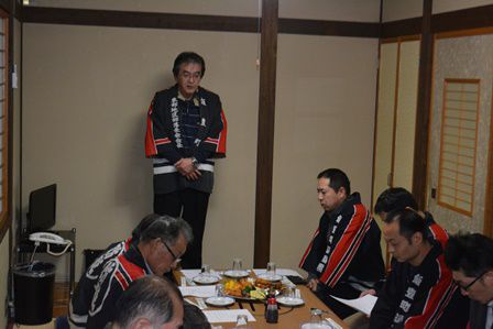 東部地区　地区長会と消防分団の意見交換会開催