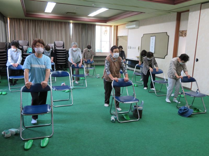 百歳体操　がんばろう