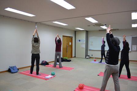 東部地区　「冬のピラティス教室」開校