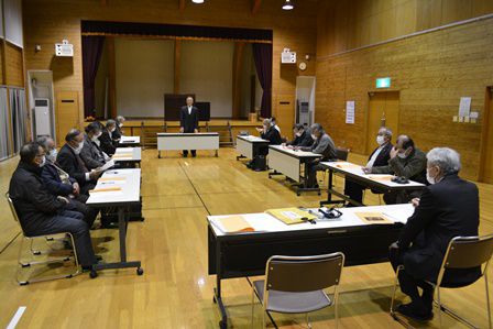 令和３年度　東部地区「新旧地区長会総会」開催