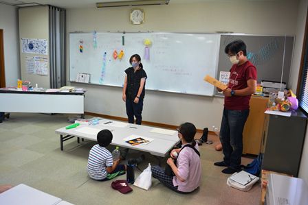 東部地区子ども会育成会「七夕・キャンドル飾り」づくり
