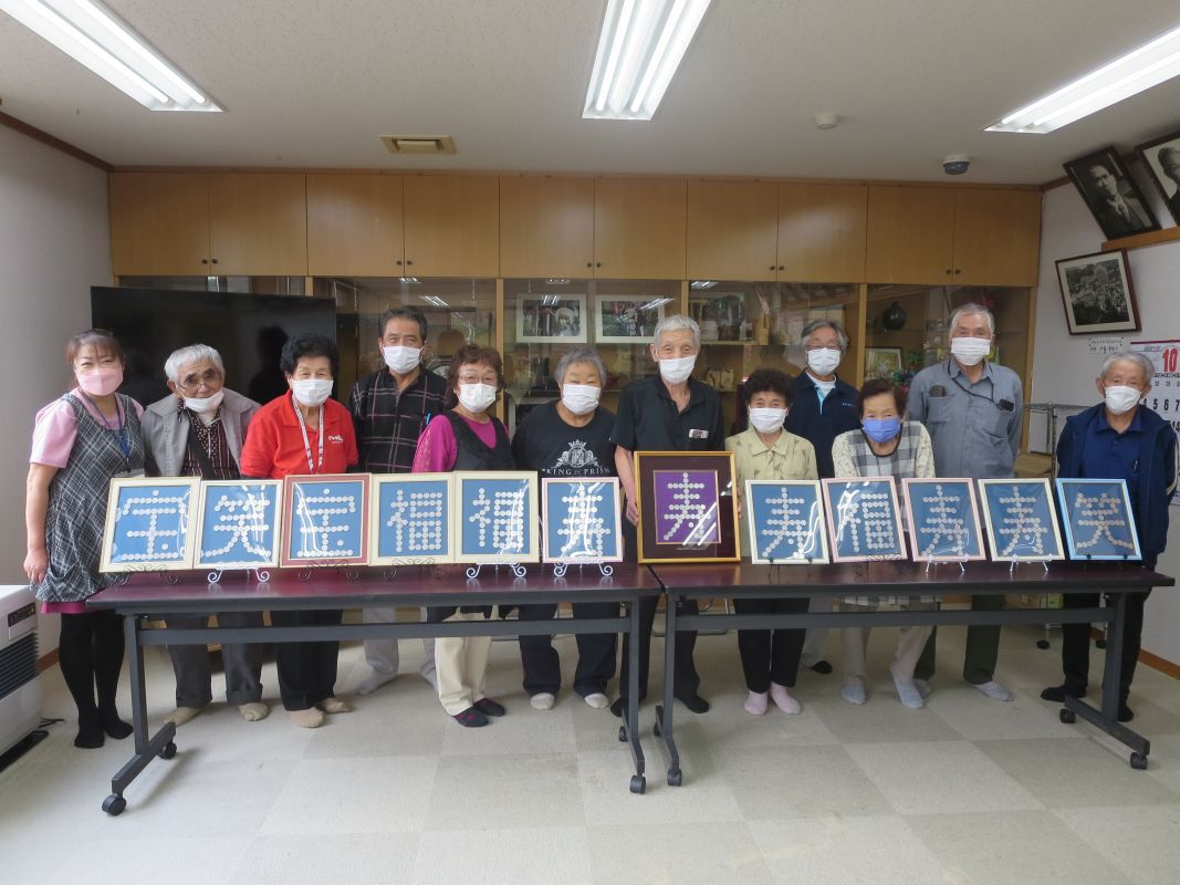 ふるさと学園展示会作品つくり