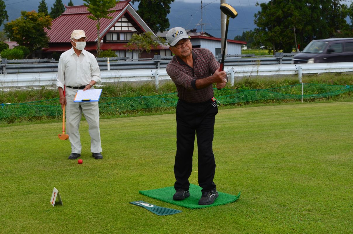 しろあと教室グラウンドゴルフ大会開催