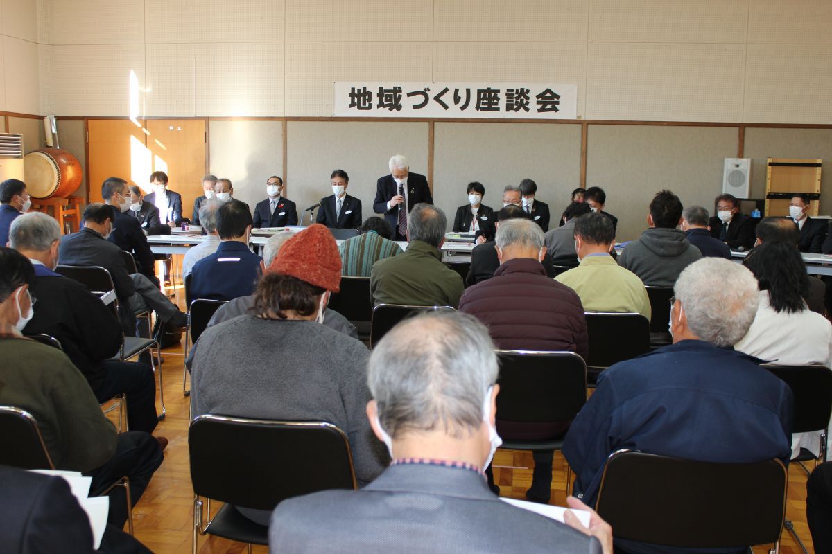 中津川地区地域づくり座談会開催