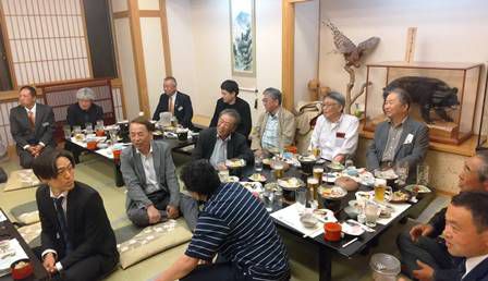 自主防災会と消防団第三分団の顔合わせ会