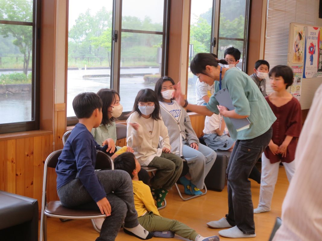 「わくわく3KEN広場」小学生との交流会（西部地区公民館）