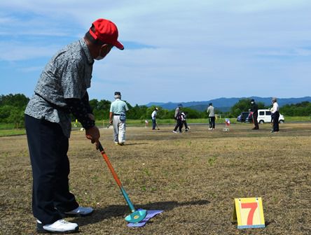 グラウン・ドゴルフ愛好会「初打ち大会」開催