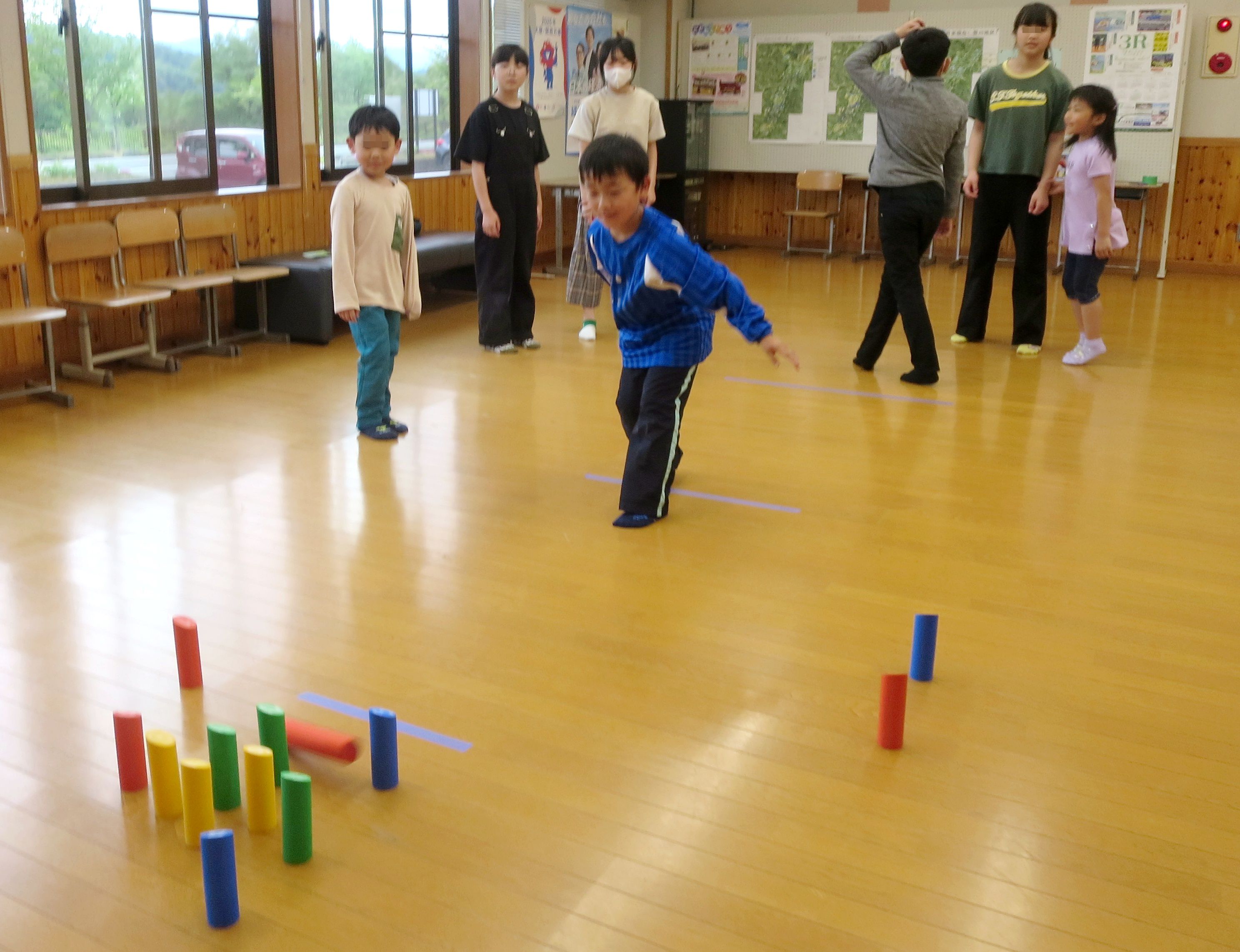 手ノ子小学校とモルック体験＆おらんだラジオ収録（西部地区公民館）