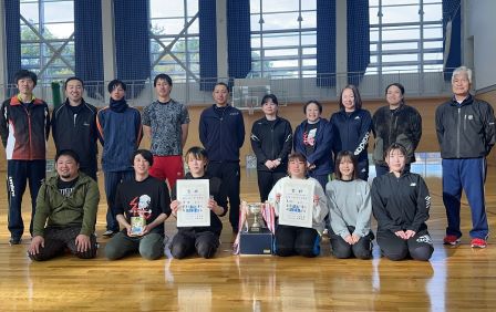 第５６回飯豊町バレーボール大会「１部優勝」「２部３位」