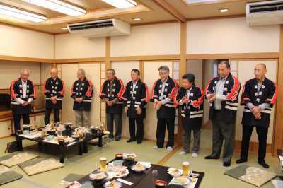 自主防災会と消防第３分団と顔合わせ会