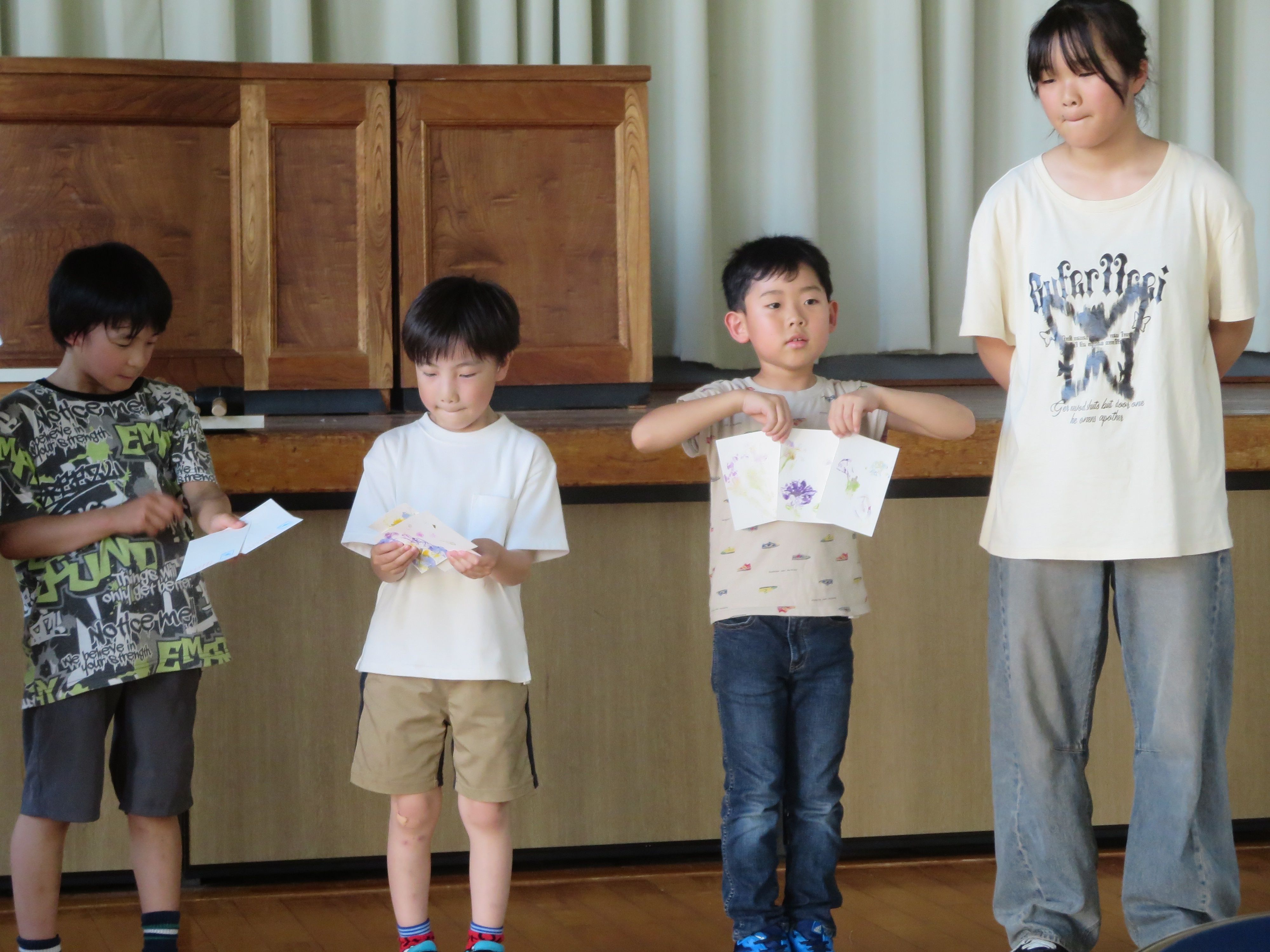 さわやかクラブ・手ノ子小学校交流（西部地区まちづくりセンター）