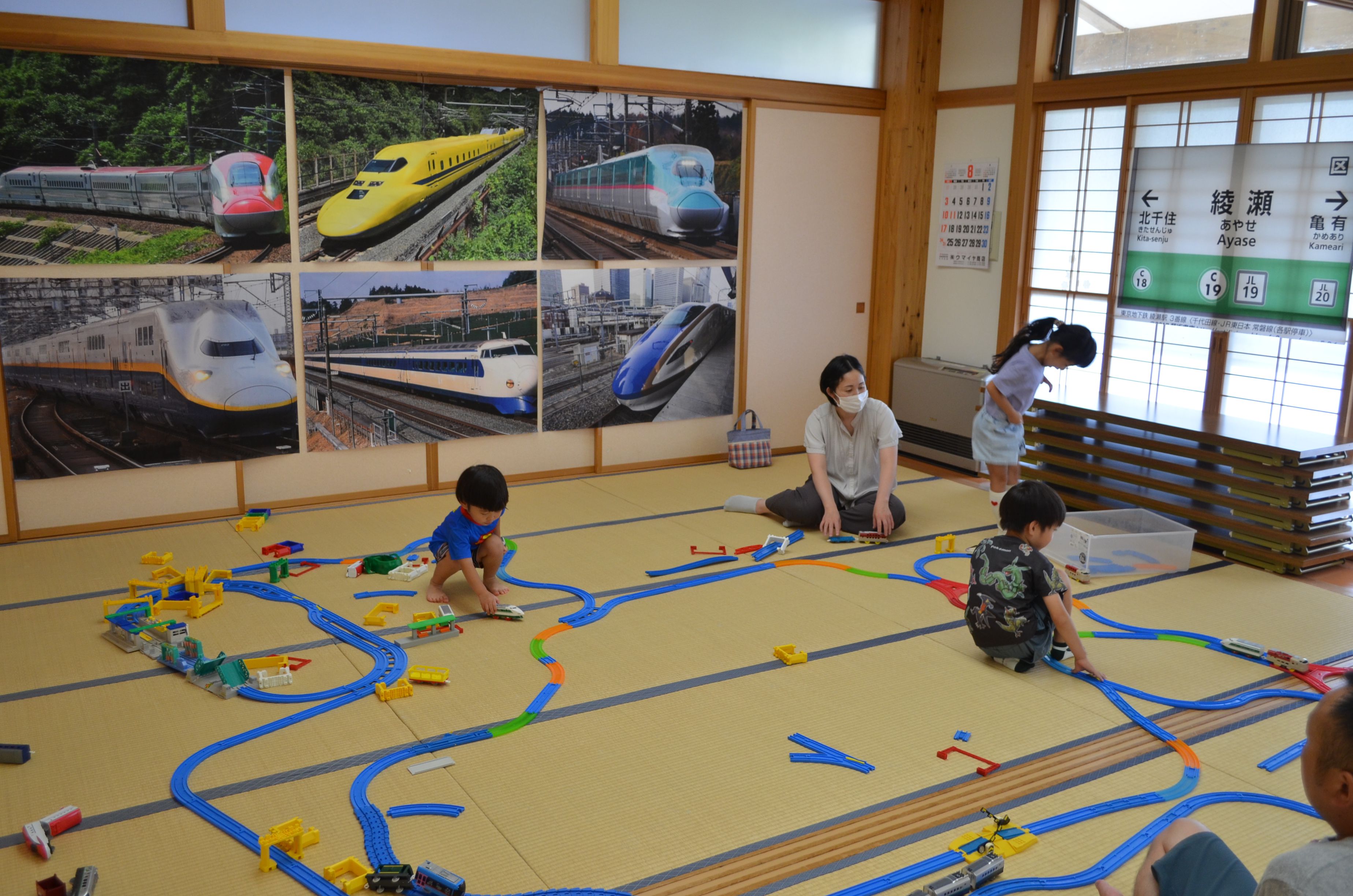 プラレールで遊ぼうin中部地区（中部地区まちづくりセンター）part２