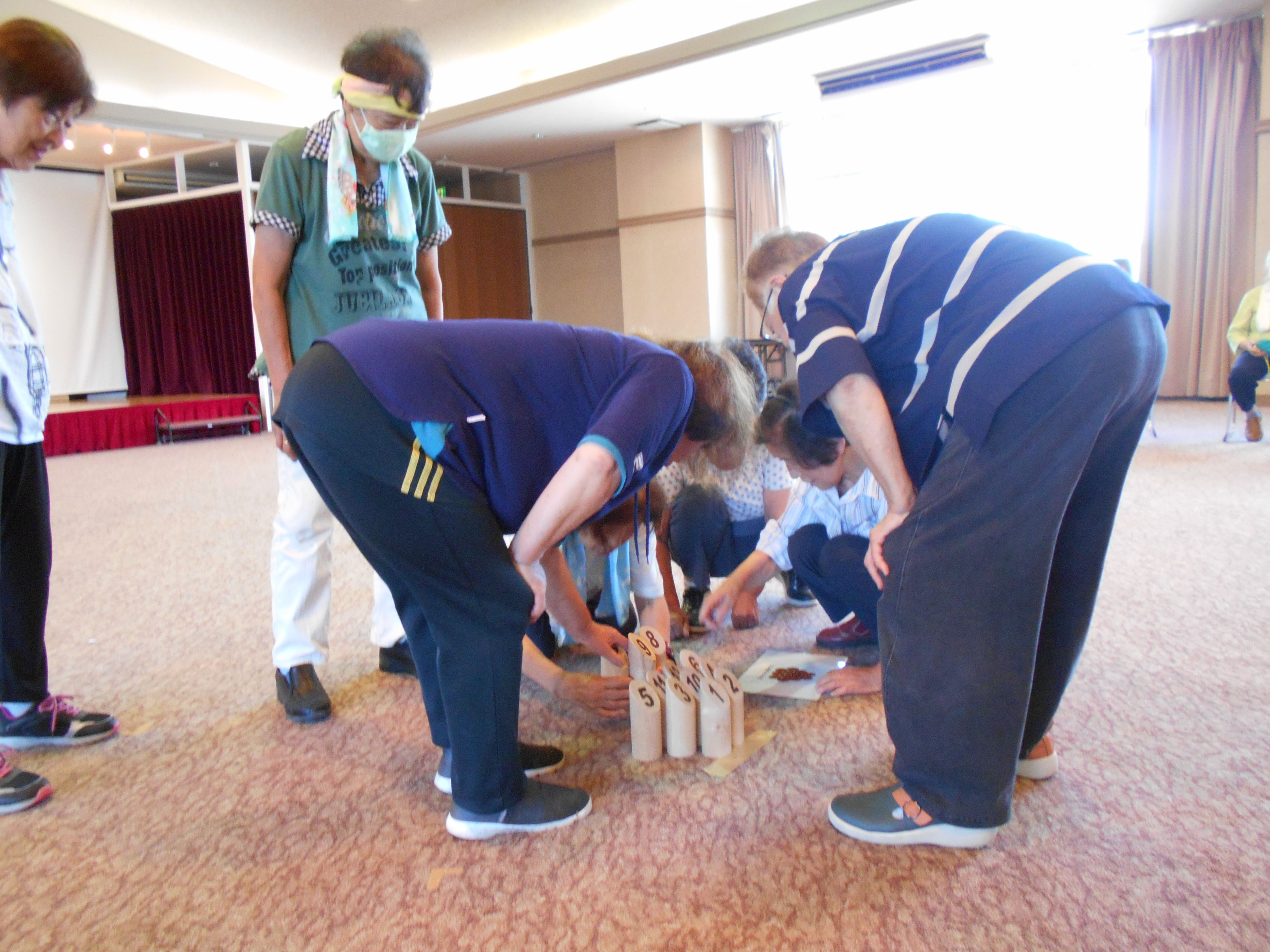 婦人学級モルック交流会(中部地区まちづくりセンター)