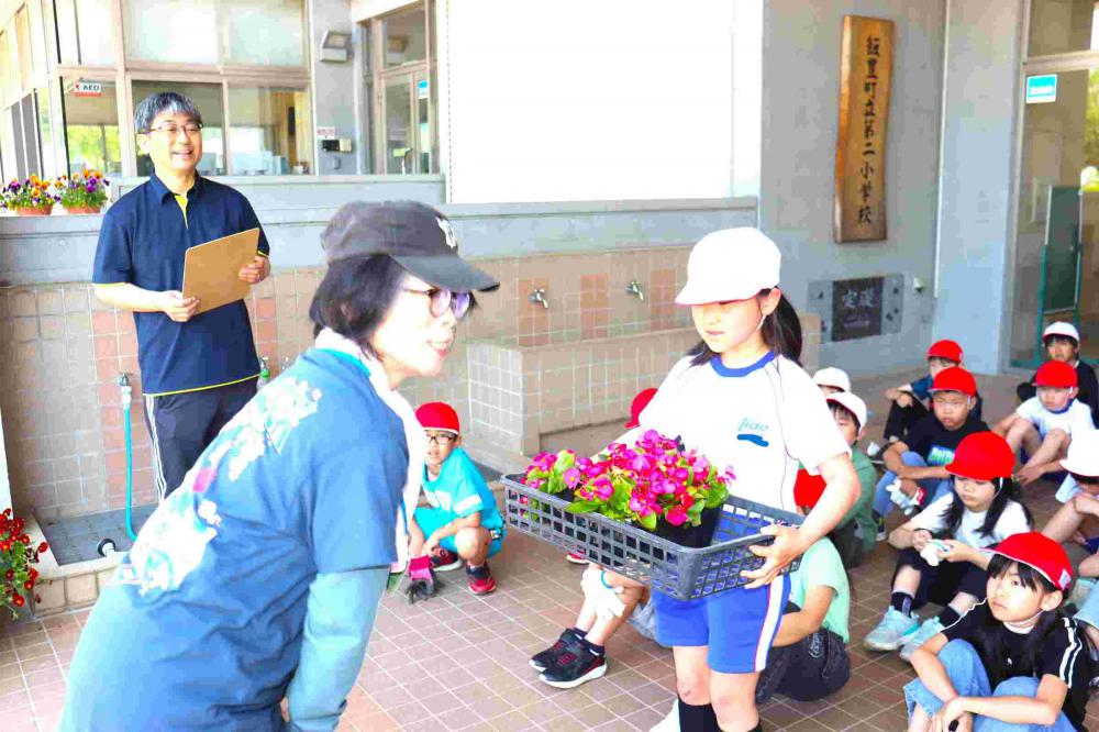 今年も人権の花を植えました