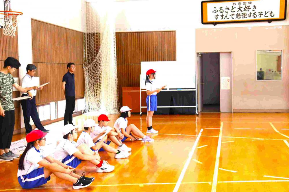 運動会結団式