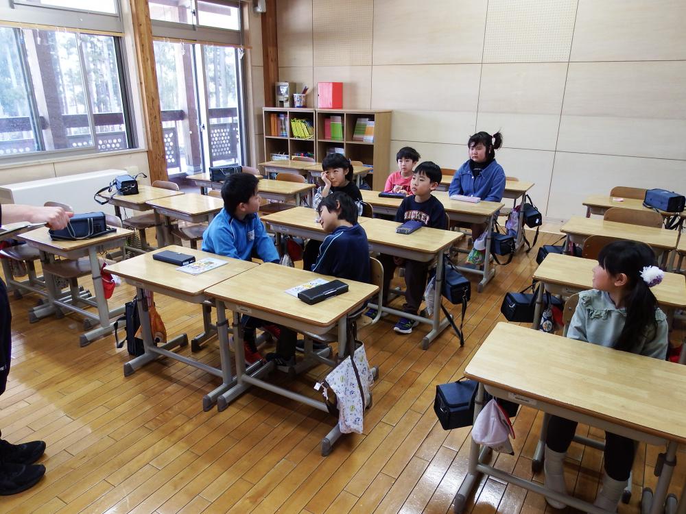 通学班会と下校指導