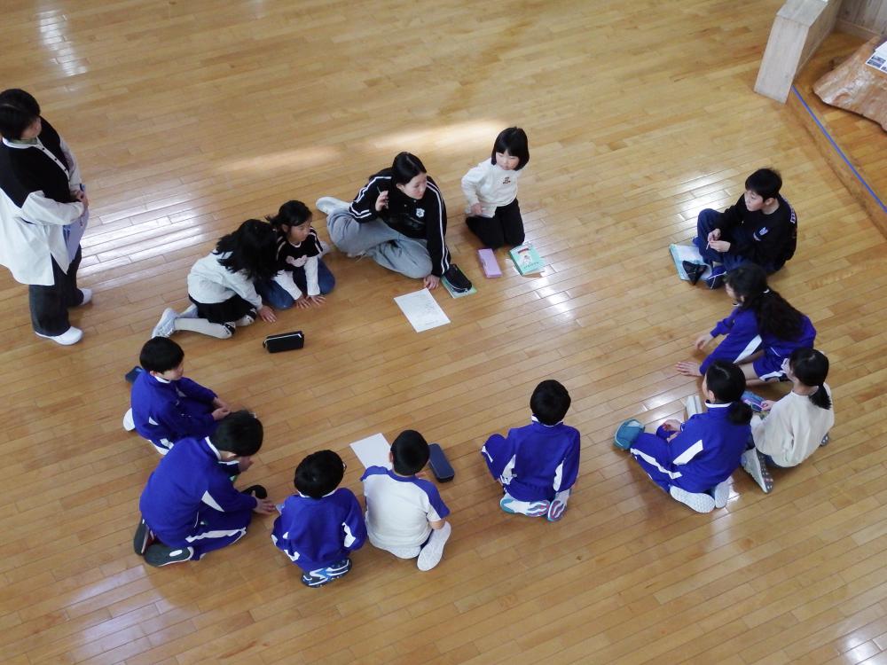 通学班会と下校指導