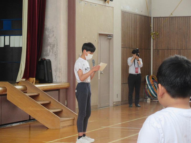 いいで緑の少年団 入団式