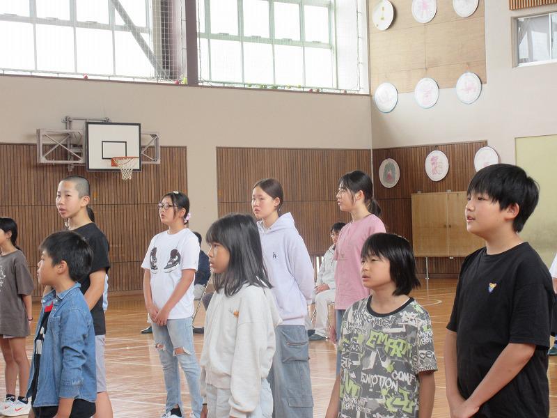 いいで緑の少年団 入団式