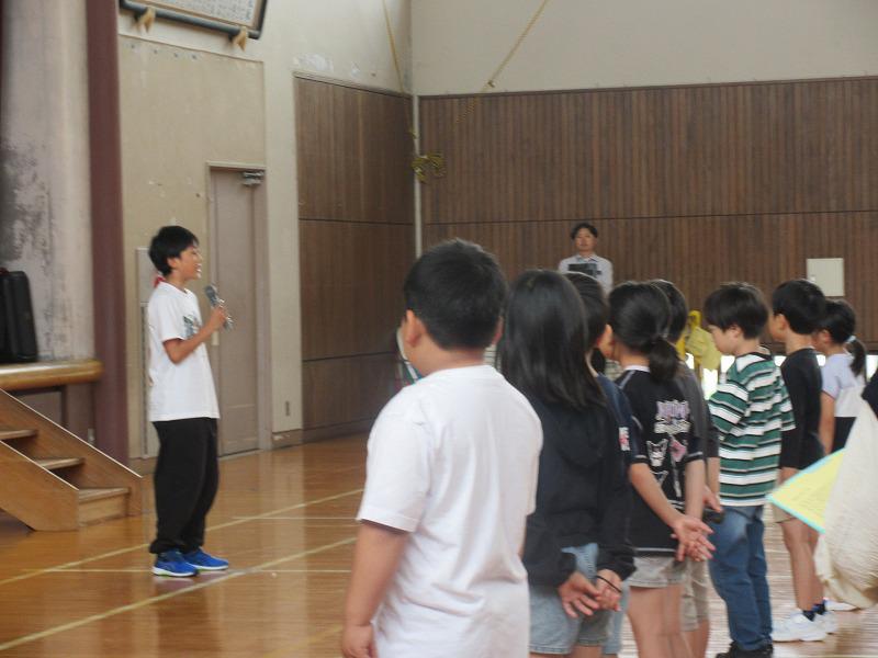 いいで緑の少年団 入団式