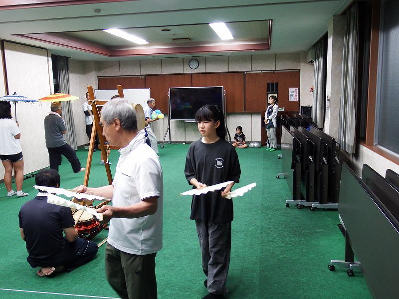 椿念仏踊りの練習会