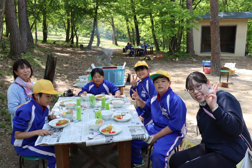 宿泊学習５（野外炊飯４）