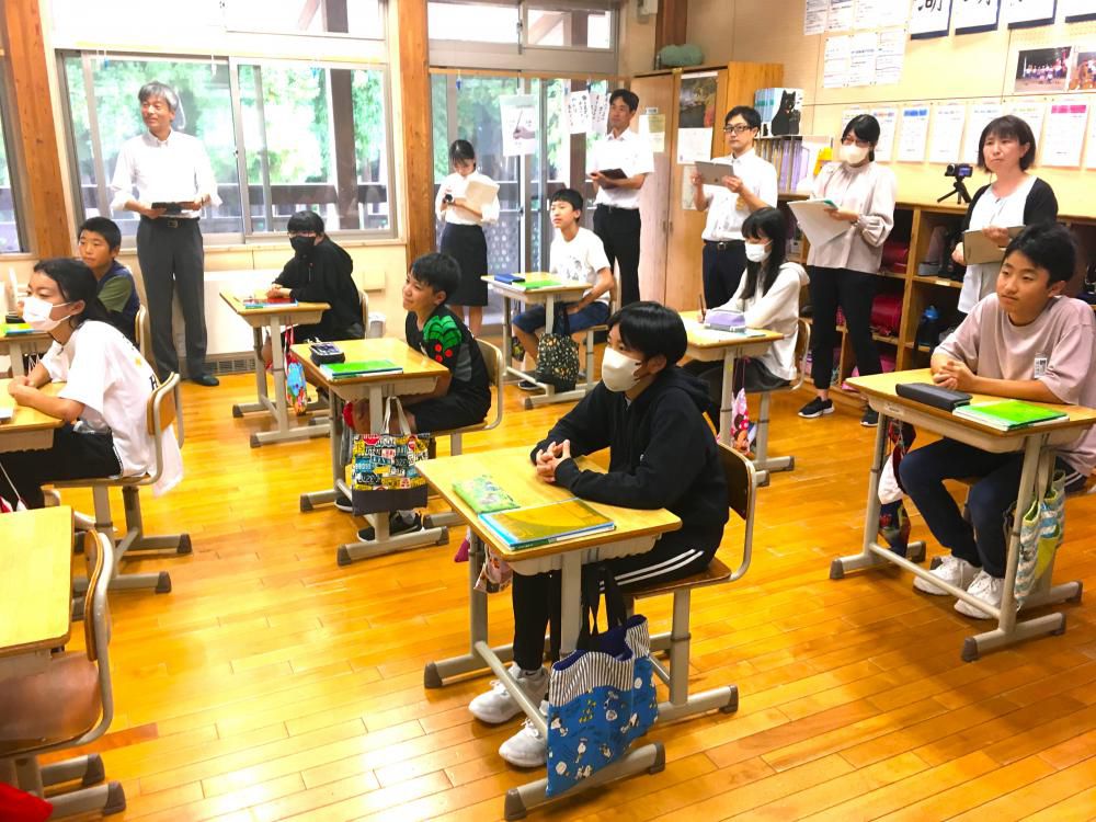 大学の先生の授業を受けました