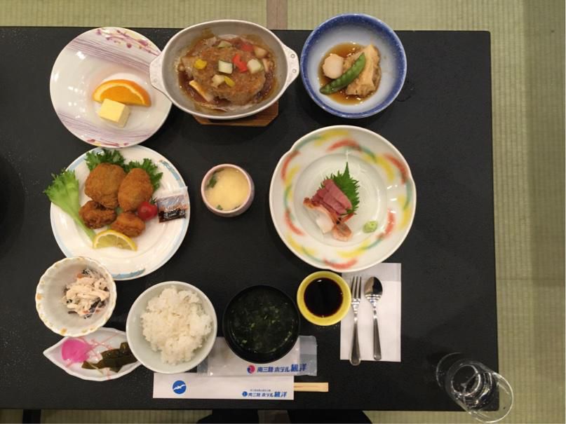 修学旅行　夕食