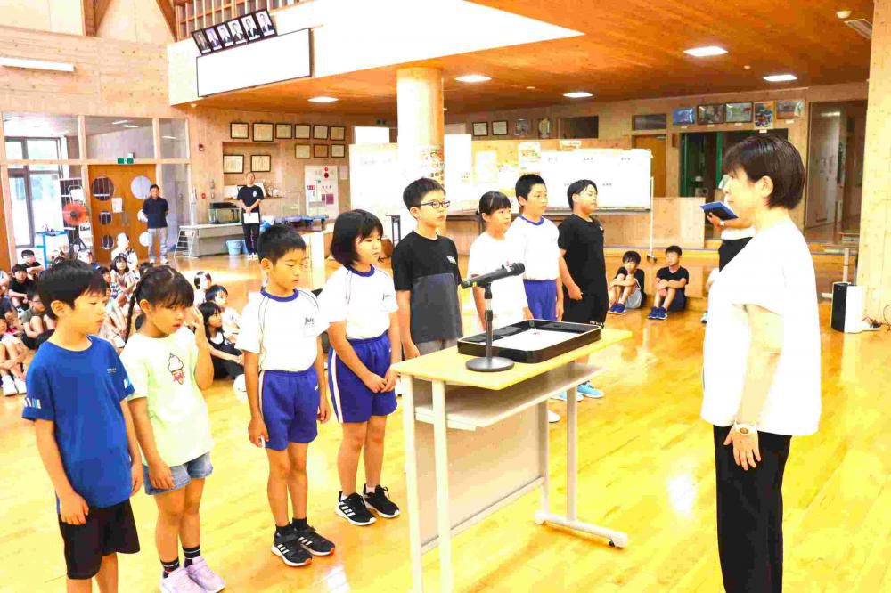 学級委員任命・２学期の決意