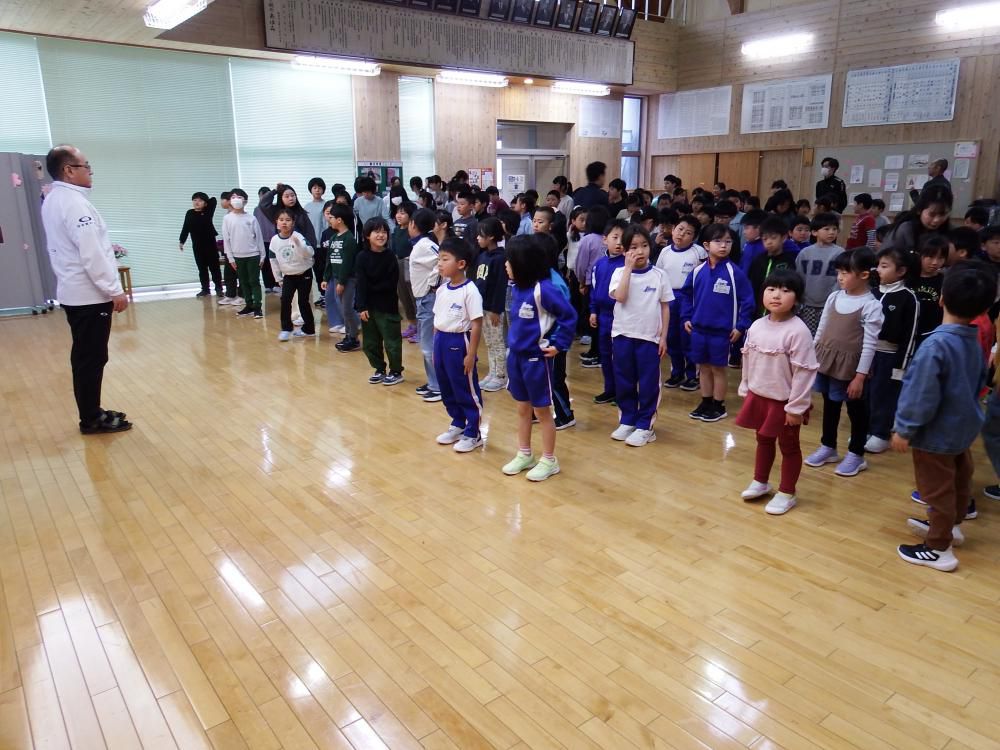 全校朝会　学習と生活の約束