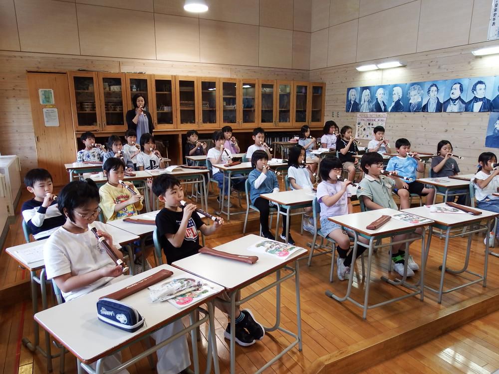 ３年　リコーダー講習会