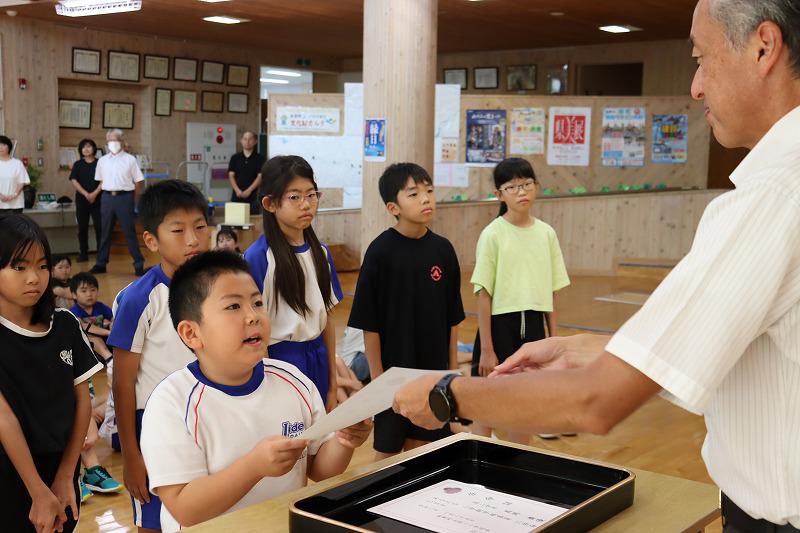 ２学期学級委員の任命