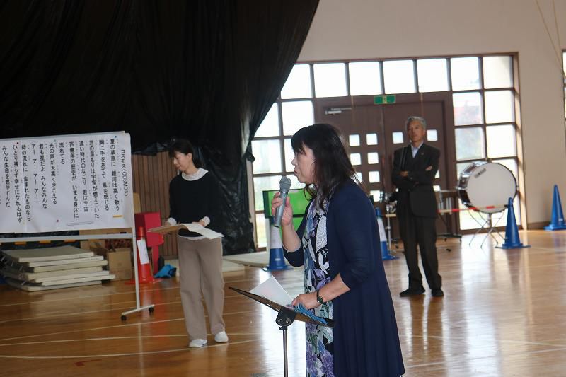土屋先生による合唱指導